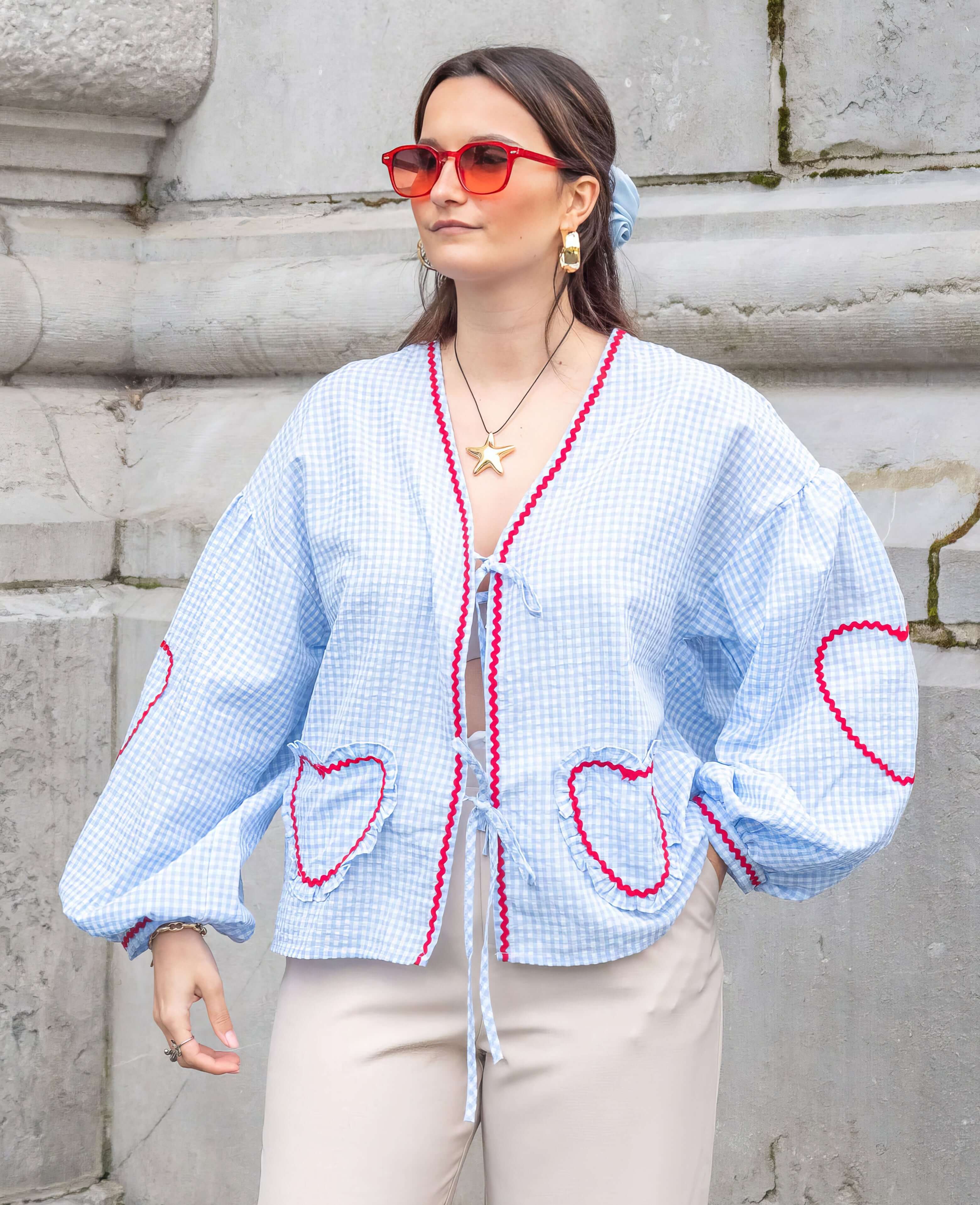 Lisa® | Trendy Hartjes Blouse