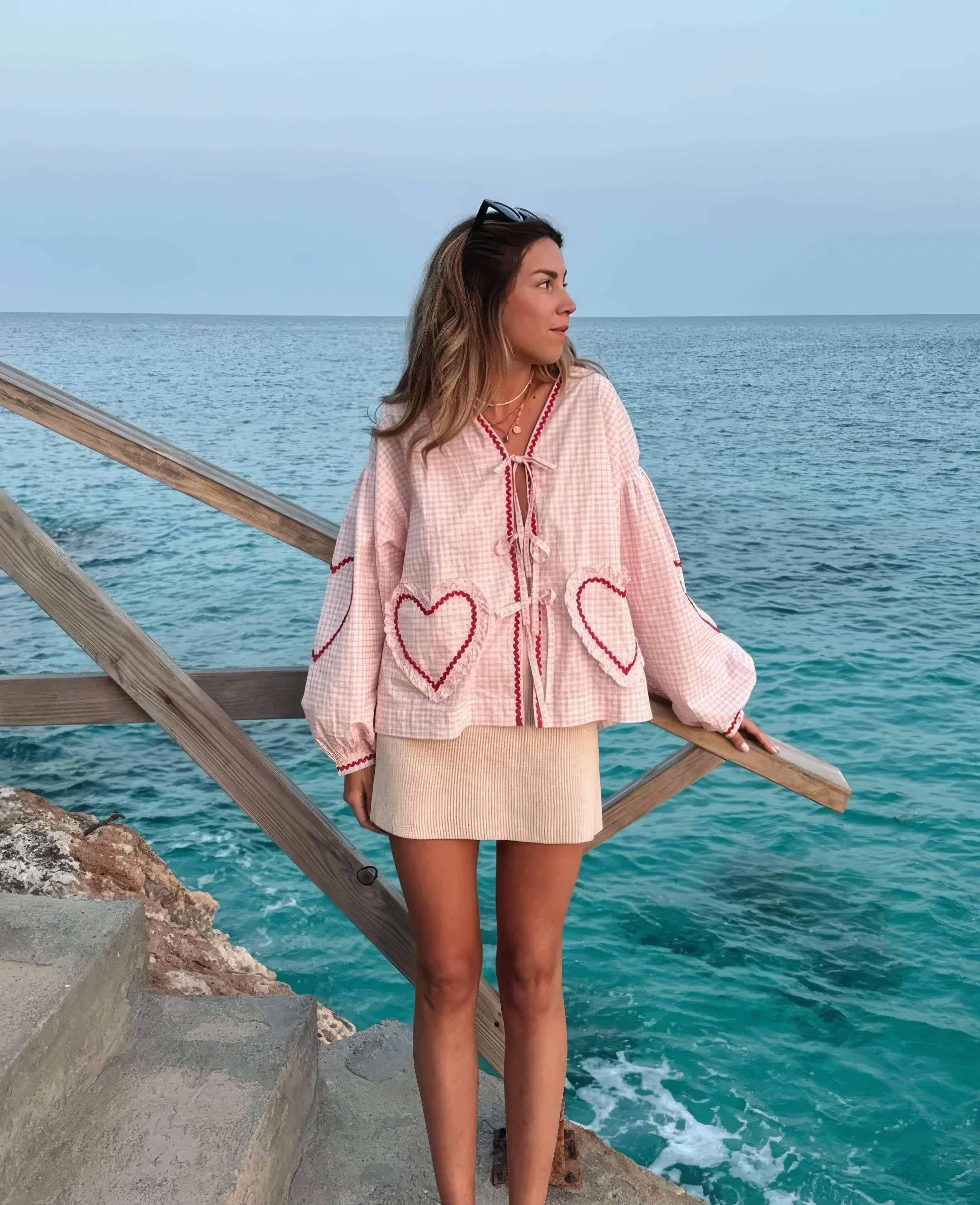 Lisa® | Trendy Hartjes Blouse