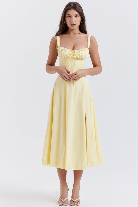 Carmen® - Gele Bustier Jurk
